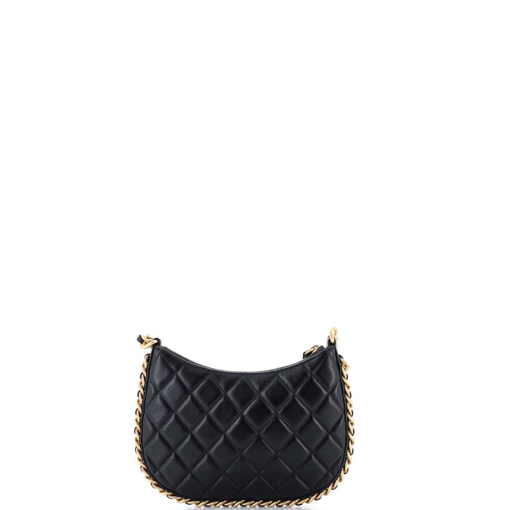 Chanel Cc Chain Around Hobo Quilted #242884C49B - Picture 3 of 6